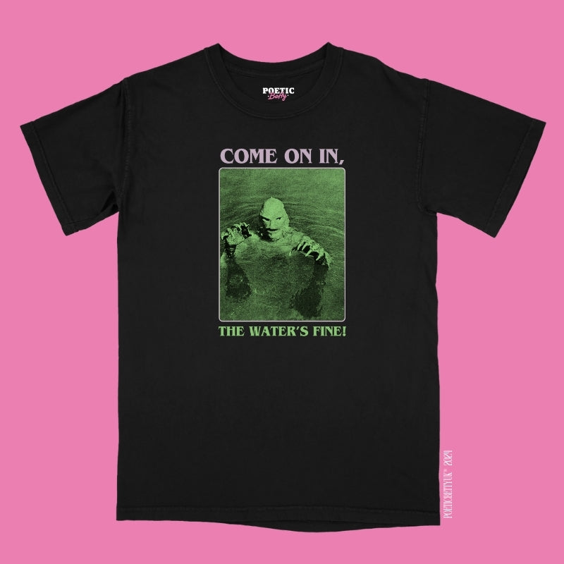 Come In Creature Black Lagoon Cult Horror Retro Movie Halloween Crew Neck Adult T-Shirt