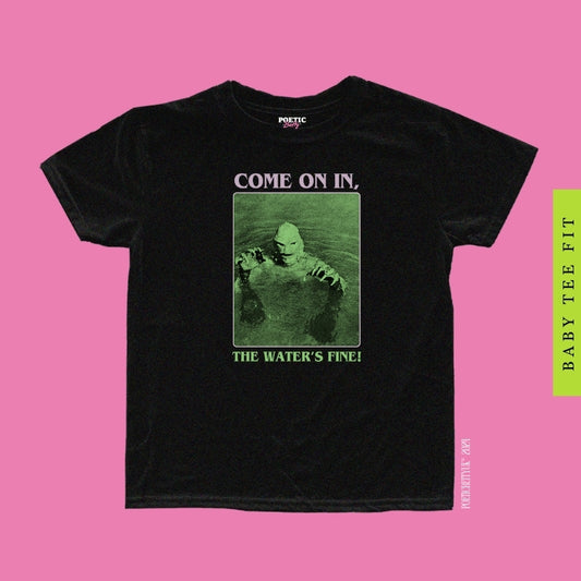 Come In Creature Black Lagoon Cult Horror Retro Movie Halloween Baby Tee