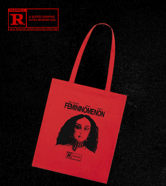 Femininomen Super Ultra Graphic Modern Girl Tote Bag