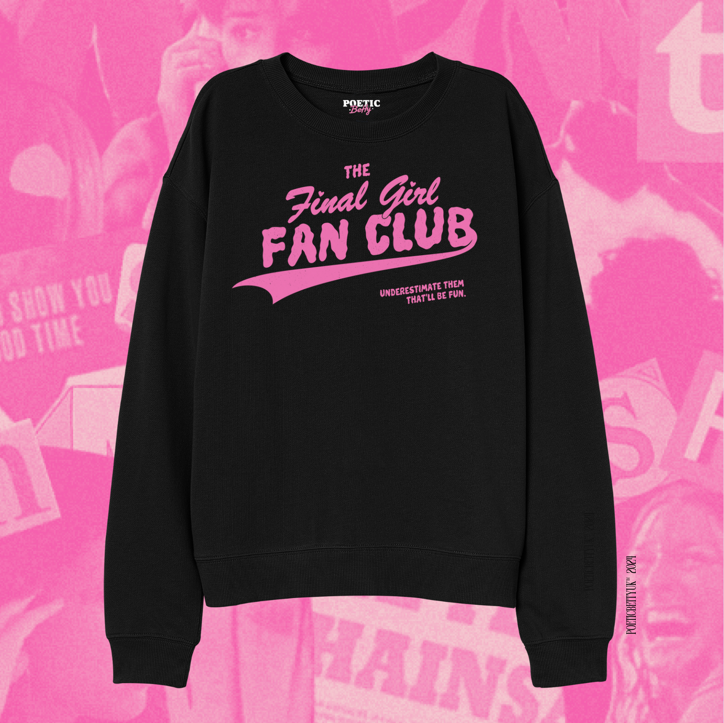 The Final Girl Club Horror Movies Crew Neck Sweatshirt