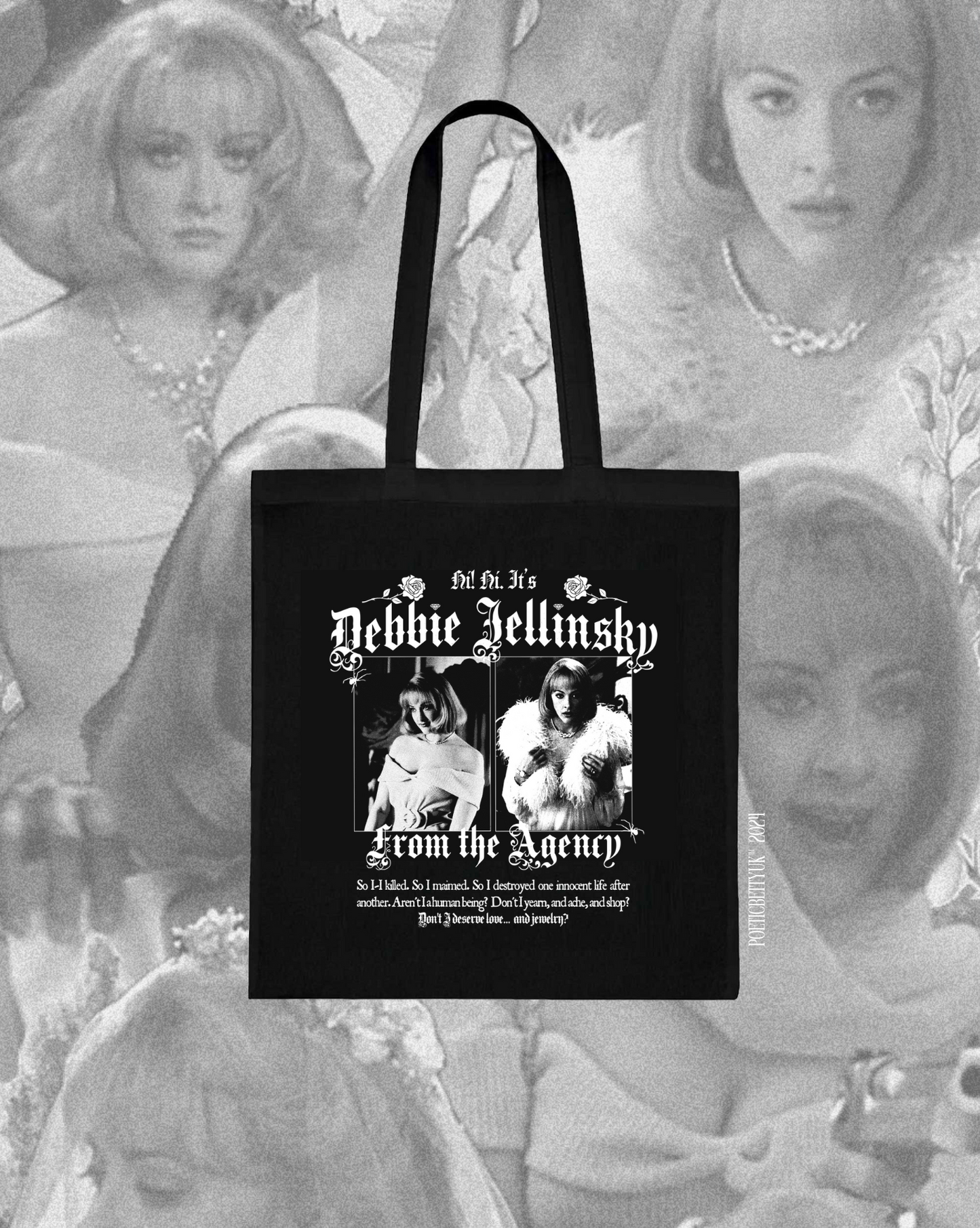 Debbie Jellinsky from the Agency Addams Family Tote Bag