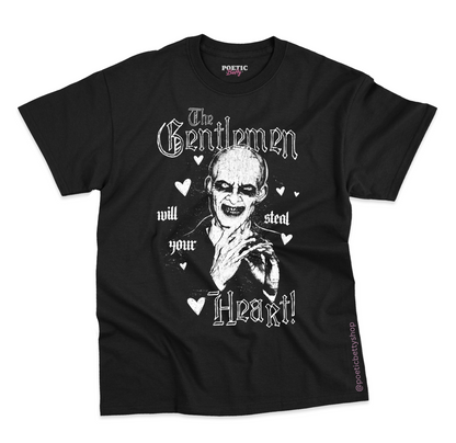 The Gentlemen Heart Stealers  BTVS Hush TV Monster T-Shirt 100% Cotton Black