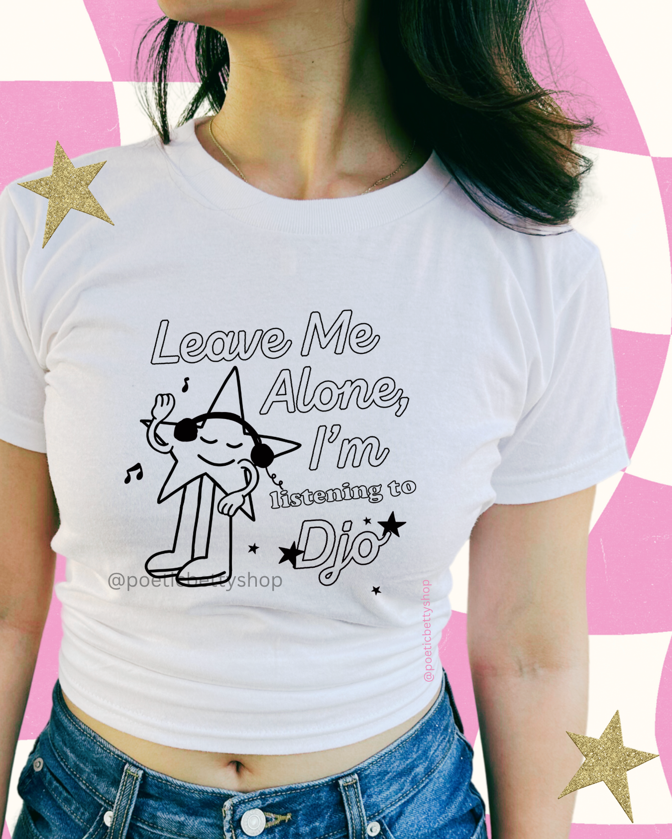 Leave Me Alone I'm Listening to Djo Music Fan T-Shirt Joe Keery 100% Cotton