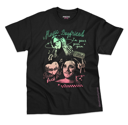 Music Boyfriend DIA Small Batch Printed Black T-Shirt