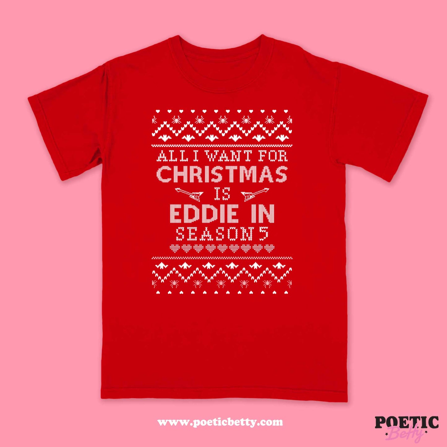 Eddie M All I Want For Christmas Style Unisex T-Shirt