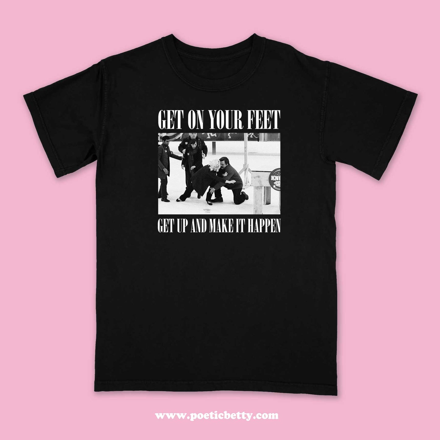 Get On Your Feet Ice Rink Vote Knope Parks & Rec Unisex T-Shirt